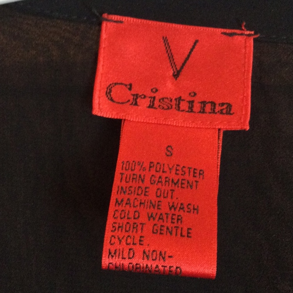 V Cristina -Final Clearance-sheer button front top